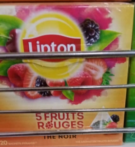 Thé Lipton 5fruits Rouges-20sachets