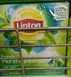 Thé Vert Lipton Menthe - 20 Sachets