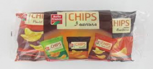 CHIPS 3 SAVEURS BF - 6X30G