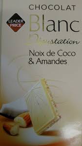 CHOCOLAT BLANC COCO AMANDE LP-100G