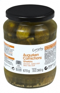CORNICHONS AIGRE-DOUX EVERYDAY 360G