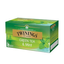 THE TWININGS GREEN TEA&amp;MINT