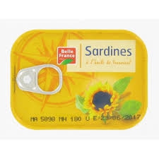 SARDINE HUILE DE TOURNESOL BF -69G