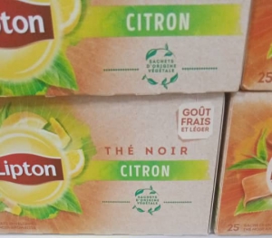 Thé lipton Citron - 20 sachets