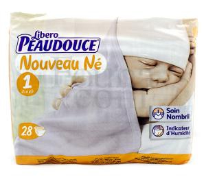 Couches peau douce 3-6kg - 40 Pcs