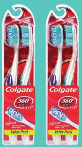 BAD COLGATE TWIN PACK*2 MEDUIM