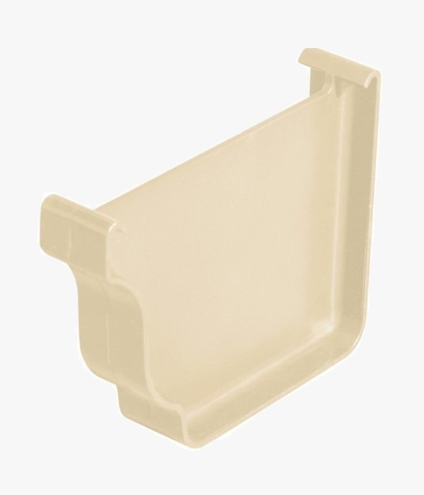 Fond Gouttière Droite/Gauche PVC BEST 120 mm – Sable