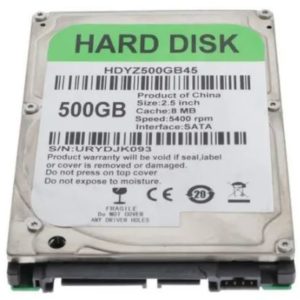 Disque dur interne 500Go 2.5 pour Portable