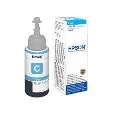 Bouteille d encre Epson T6732 Cyan  70ml / 1900 photos/ L805, L1800[C13T67324A]