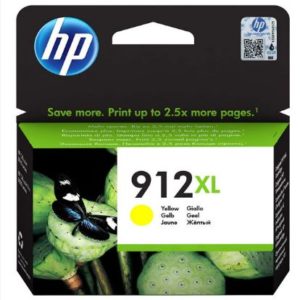 Cartouche HP 912XL High Yield Yellow Original Ink Cartridge[3YL83AE]