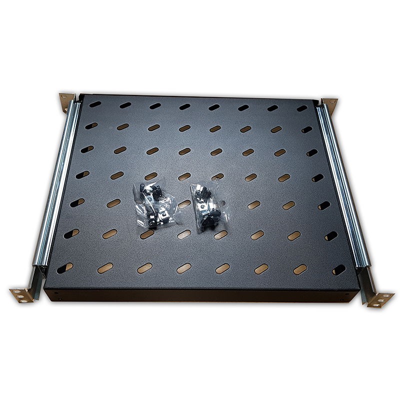 Plateau MODEM 1U Coulissant 800mm[DN-19 TRAY-2-800]