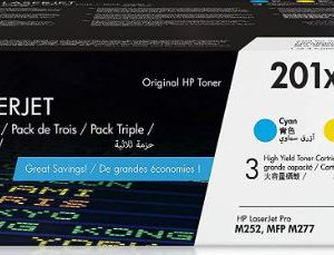 Toner HP Laser MultiPack de 3 Toner HP 201X Cyan/Yello/Magenta[CF253XM]