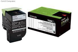 Toner Lexmark 70C80K0 Noir du programme de retour[70C80K0]