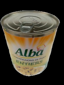 CHAMPIGNONS DE PARIS ENTIERS 200G