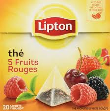 [STLALTGE-DEJTEA-0624] THE LIPTON 5 FRUITS ROUGE THE NOIR